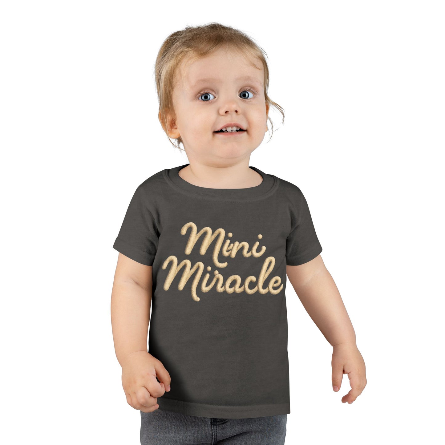 Mini Miracle Toddler T-Shirt – Cute Kids Tee for Birthdays, Baby Showers & Everyday Play