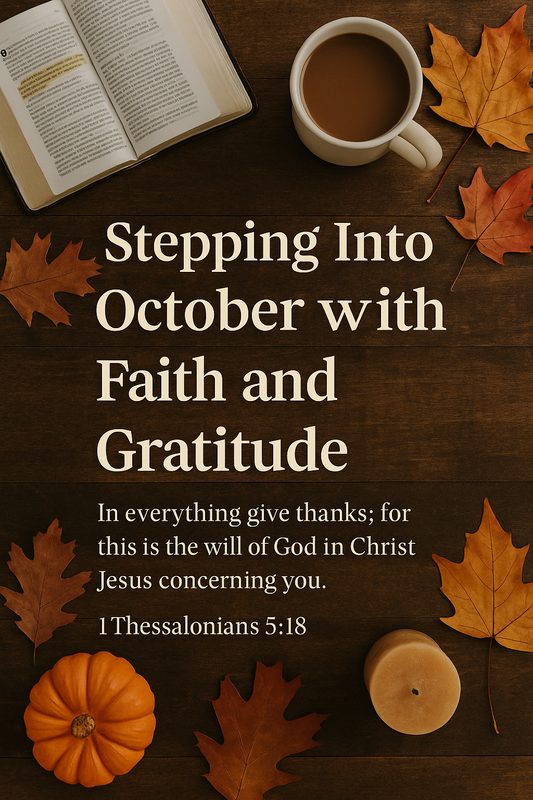 Stepping Into October with Faith and Gratitude