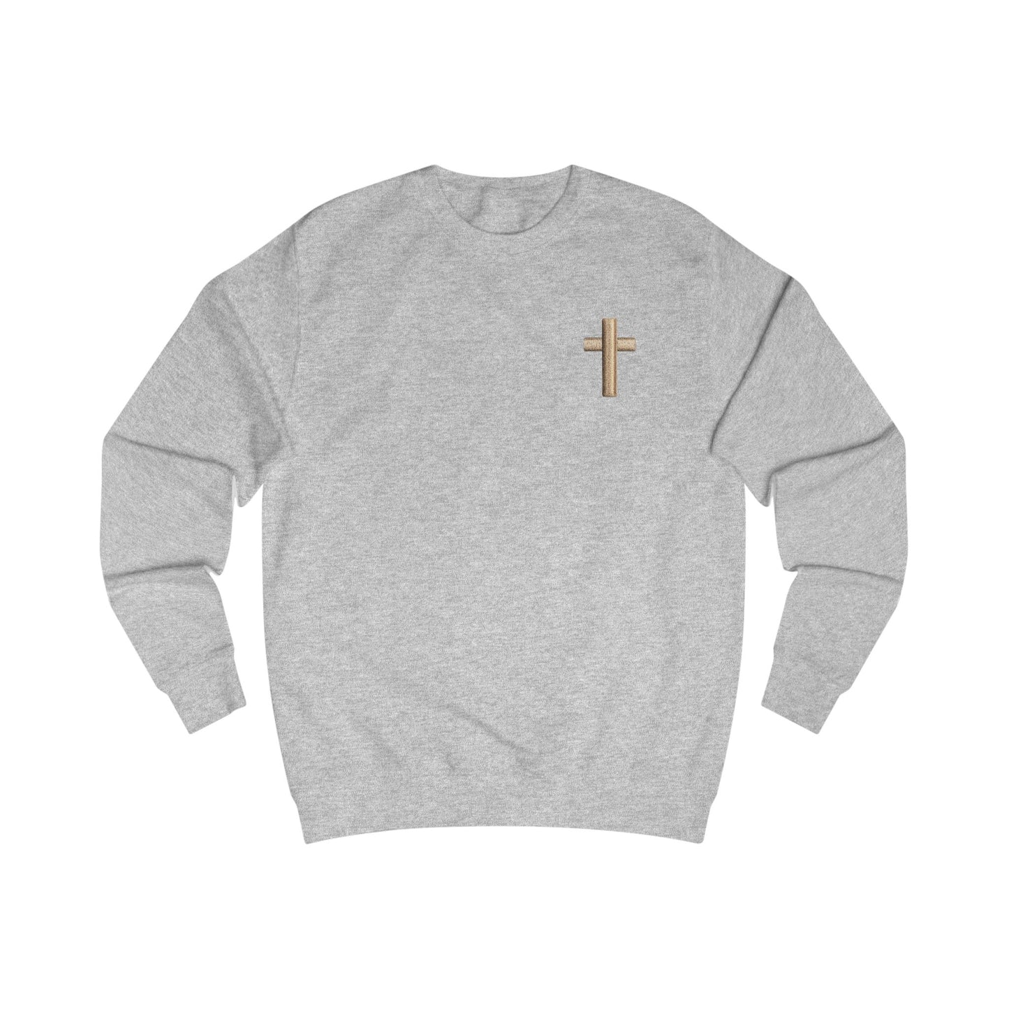 Stay Lit in Christ Sweatshirt – Christian Cross Faith Crewneck