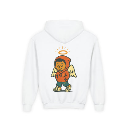 Youth Hooded Sweatshirt with Chilling WChrist Design | Fun and Comfy Apparel for Kids | Perfect for Gifts, Casual Wear