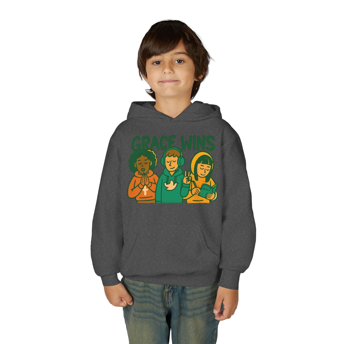Youth Heavy Blend Hooded Sweatshirt