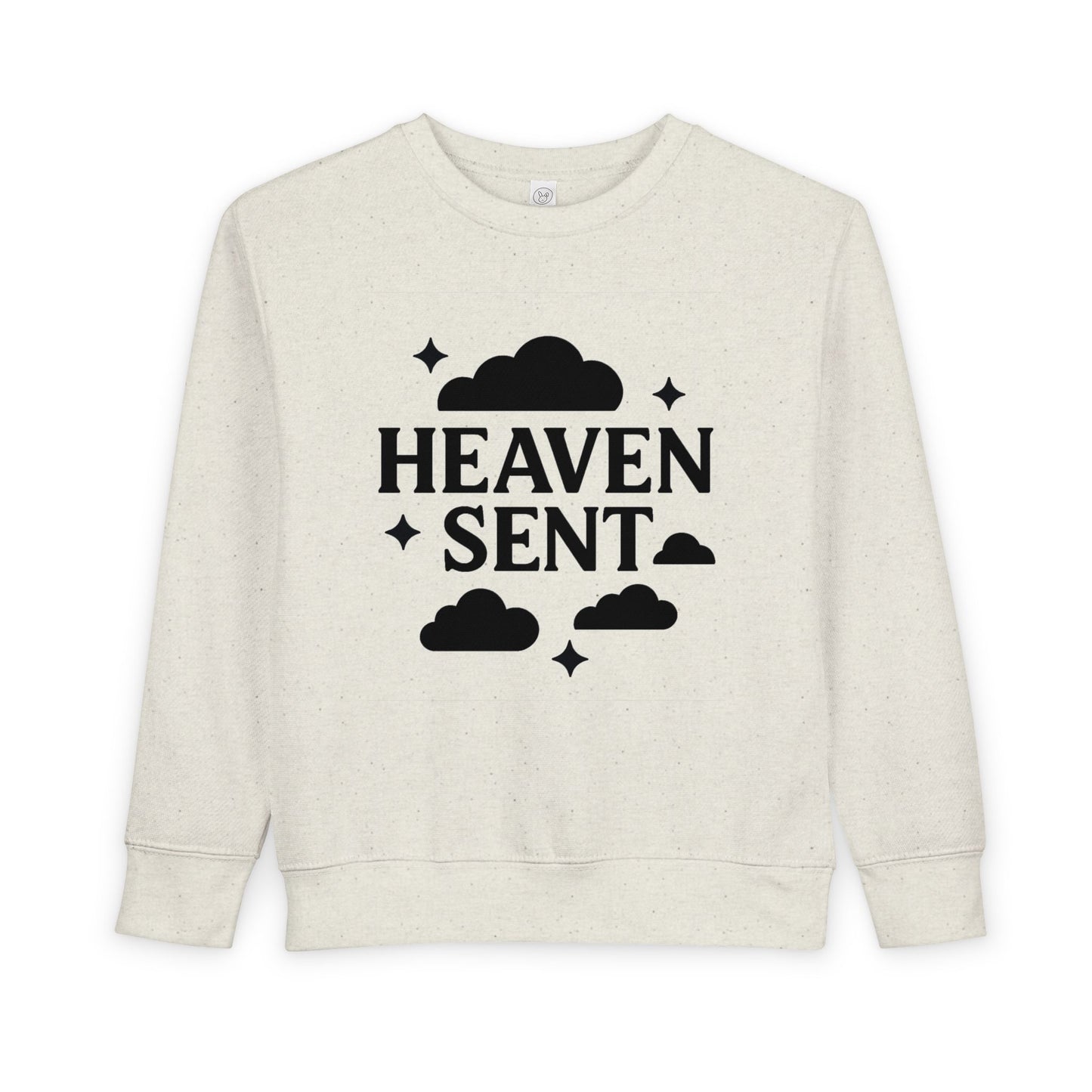 Heaven Sent Toddler Sweatshirt, Cute Kids Apparel, Cozy Kids Gift, Baby Shower, Toddler Clothing, Childrens Wear