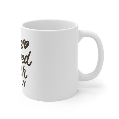 Hope Brewed Fresh Daily Ceramic Coffee Cups, Personalized Gift, Motivational Mug, Best Friend Present, Coffee Lover's Treat