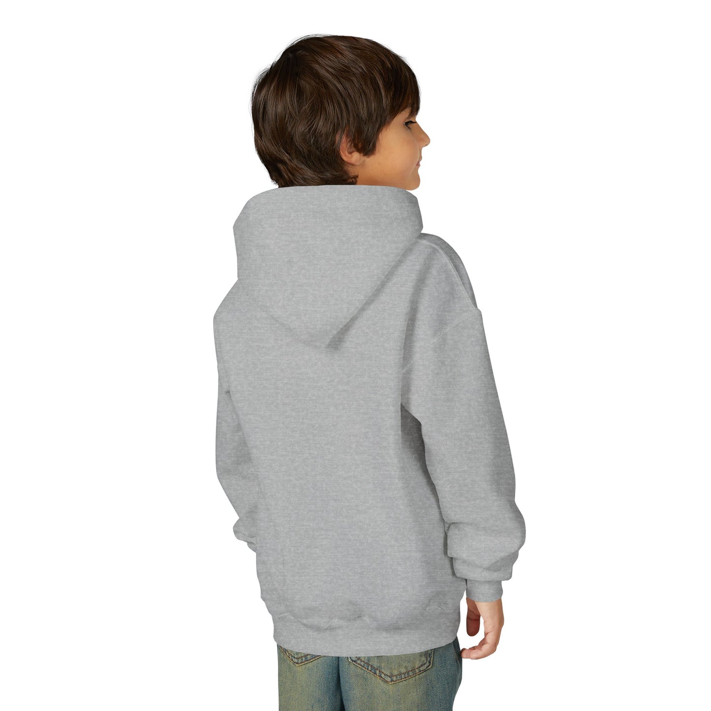 Chilling WChrist Youth Hooded Sweatshirt - Perfect for Christmas, Cozy Vibes, Gift for Kids, Festive Wear, Fun Casual Style