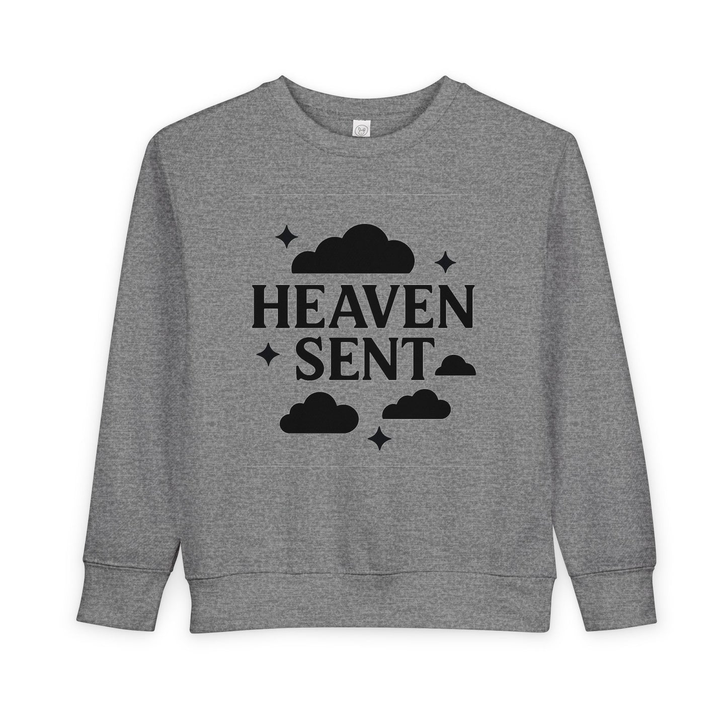 Heaven Sent Toddler Sweatshirt, Cute Kids Apparel, Cozy Kids Gift, Baby Shower, Toddler Clothing, Childrens Wear