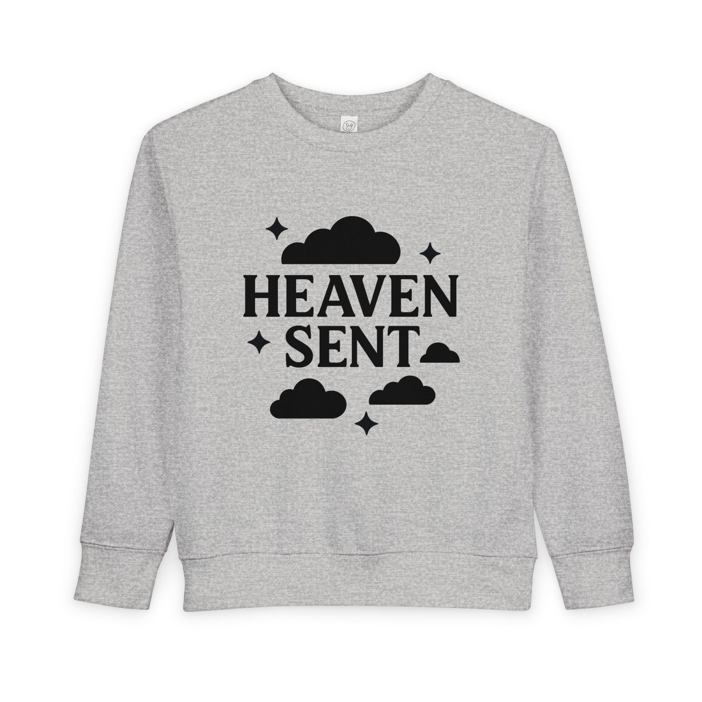 Heaven Sent Toddler Sweatshirt, Cute Kids Apparel, Cozy Kids Gift, Baby Shower, Toddler Clothing, Childrens Wear