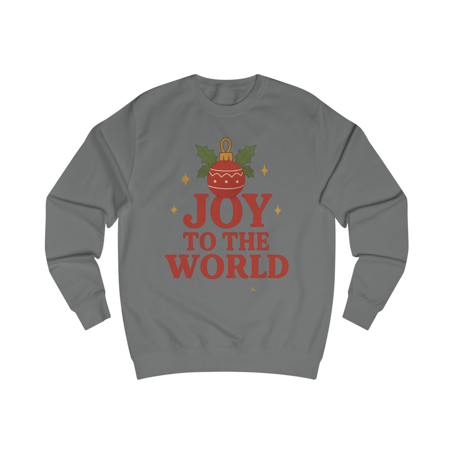 Joy to the World Christmas Sweatshirt — Festive Holiday Ornament Design