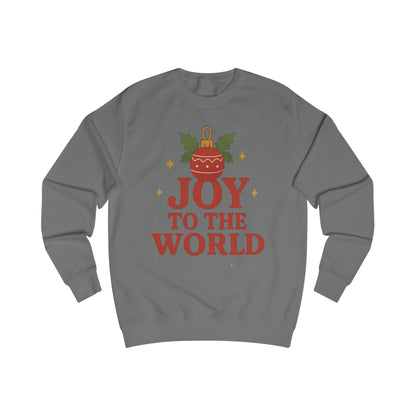 Joy to the World Christmas Sweatshirt — Festive Holiday Ornament Design