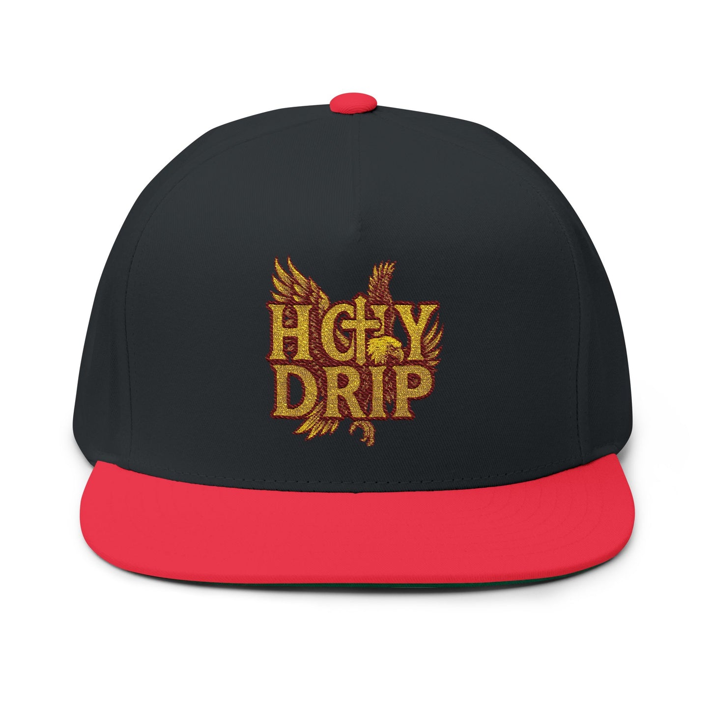 Stylish Embroidered Flat Bill Cap - HGTY DRIP, Urban Fashion, Streetwear Accessories, Gift for Trendsetters, Summer Essentials, [...]