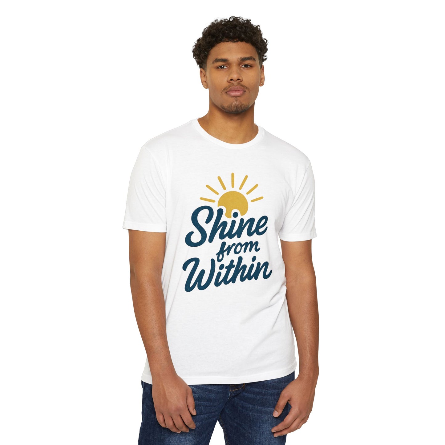Shine from Within T-Shirt, Motivational Tee, Unisex Graphic Shirt, Inspirational Apparel, Positive Vibes Clothing