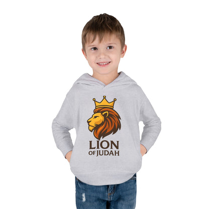 Lion of Judah Toddler Hoodie — Crowned Lion Kids Pullover