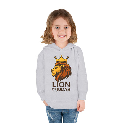 Lion of Judah Toddler Hoodie — Crowned Lion Kids Pullover