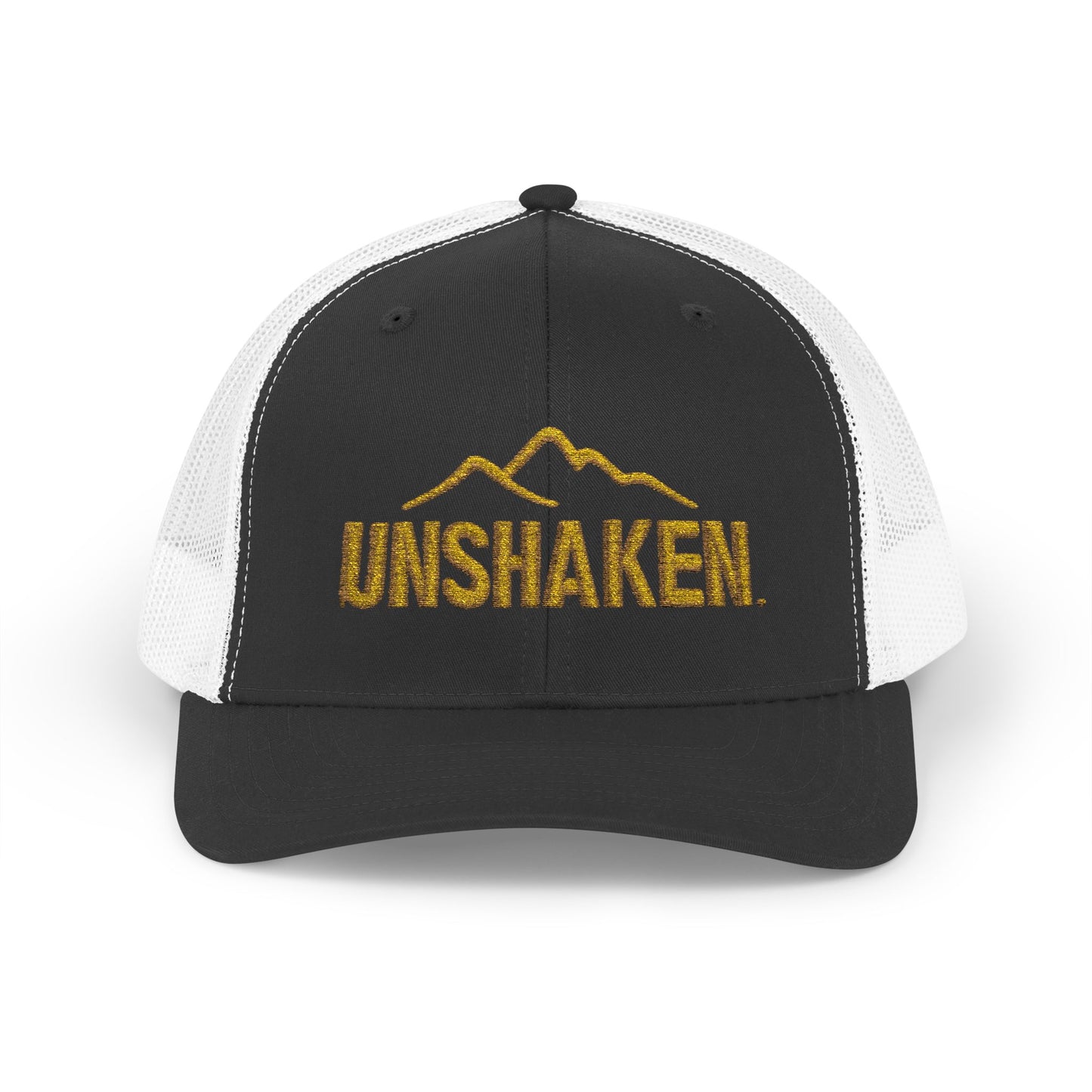 Unshaken Snapback Trucker Cap, Cool Baseball Hat, Perfect Gift for Outdoors Lovers, Adjustable Hat for All Seasons, Motivational [...]