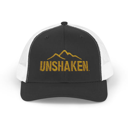 Unshaken Snapback Trucker Cap, Cool Baseball Hat, Perfect Gift for Outdoors Lovers, Adjustable Hat for All Seasons, Motivational [...]