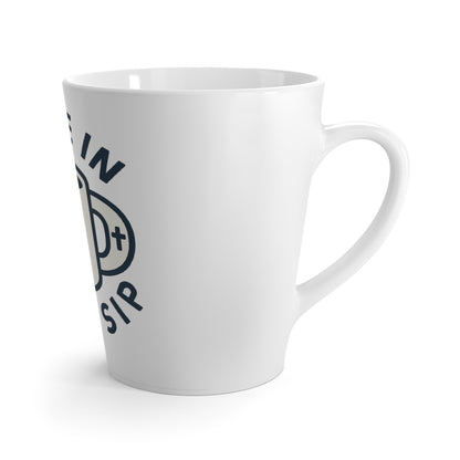 Inspirational Latte Mug - Grace in Every Sip, Coffee Lover Gift, Motivational Drinkware, Home Office Decor, Daily Uplift