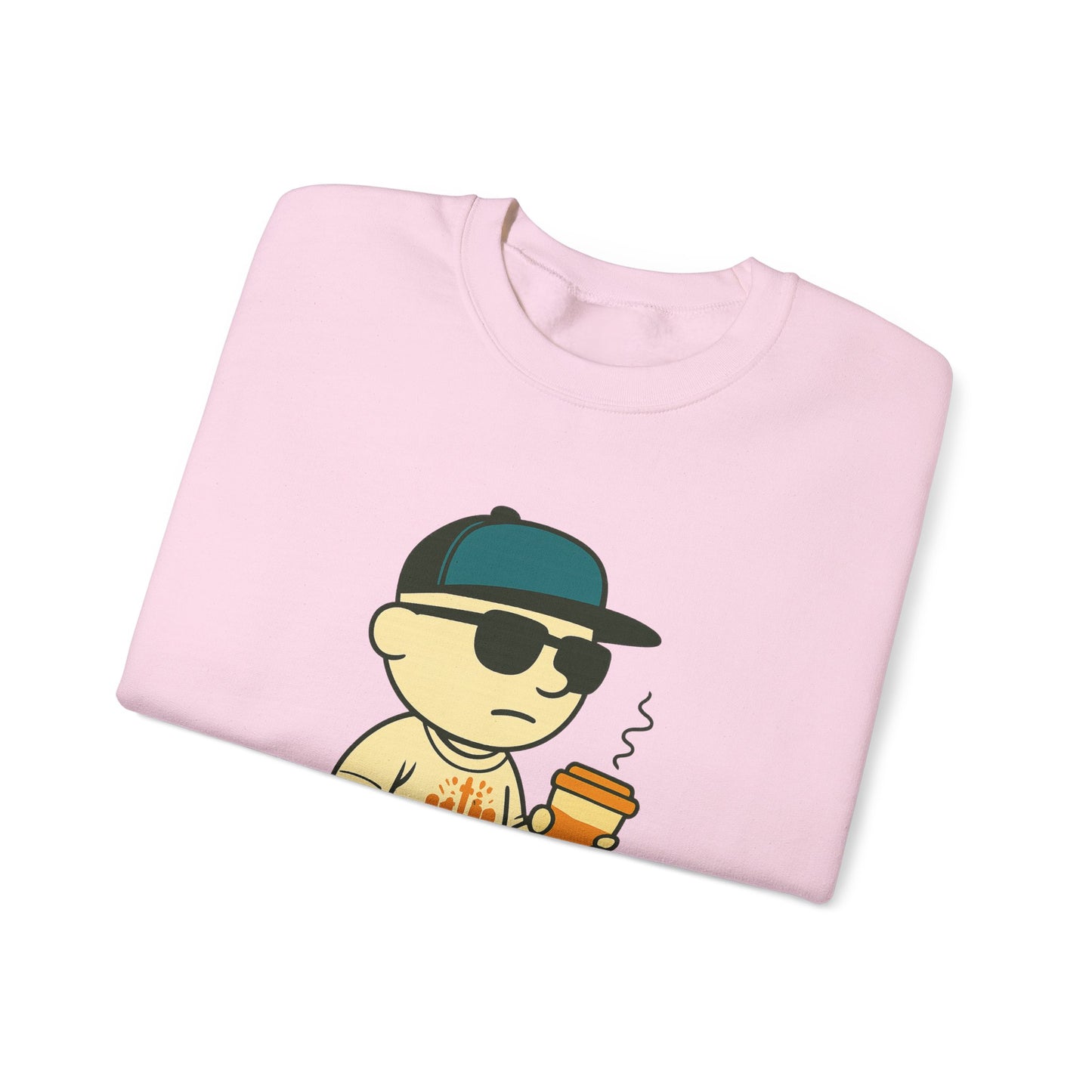 Cool Casual Crewneck Sweatshirt for Everyday Comfort, Streetwear Outfit, Gift for Teens, Cozy Layering, Unisex Style