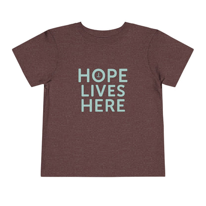 Hope Lives Here Toddler Short Sleeve Tee, Inspirational Kids T-Shirt, Gift for Toddler, Toddler Apparel, Motivational Shirt, Baby [...]