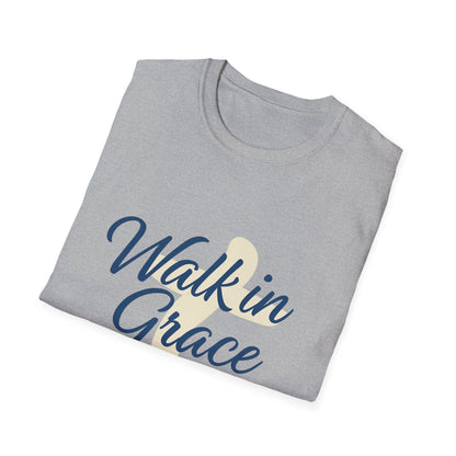 Inspirational Quote T-Shirt, Walk in Grace Tee, Live in Peace Shirt, Motivational Apparel, Gift for Her/Him