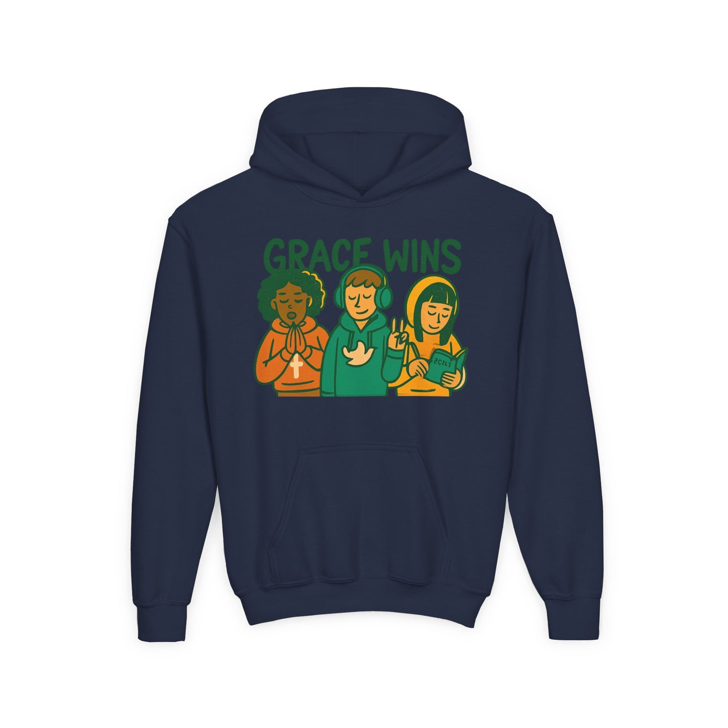 Youth Heavy Blend Hooded Sweatshirt