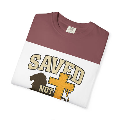 Garment-Dyed T-shirt, Faith-Based Apparel, Christian T-shirt, Casual Wear, Inspirational Clothing, Summer Style