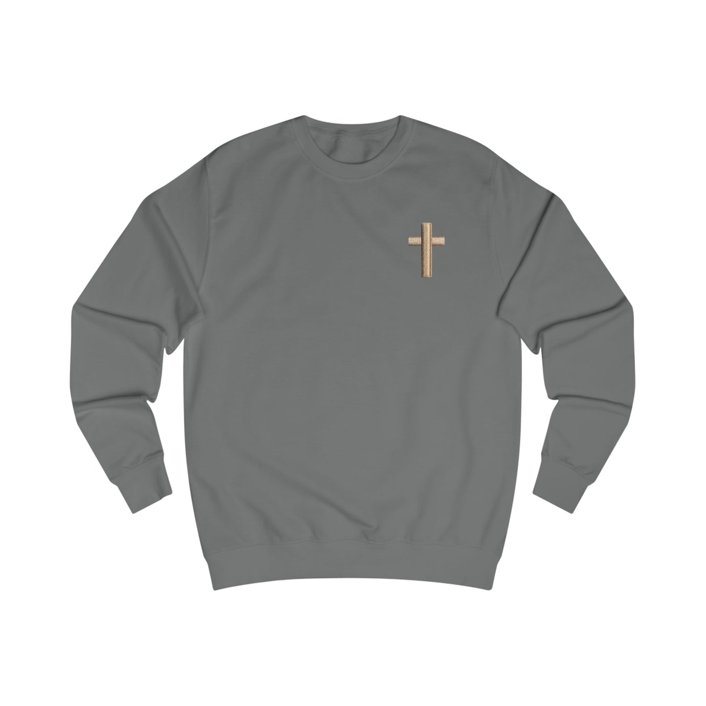 Stay Lit in Christ Sweatshirt – Christian Cross Faith Crewneck