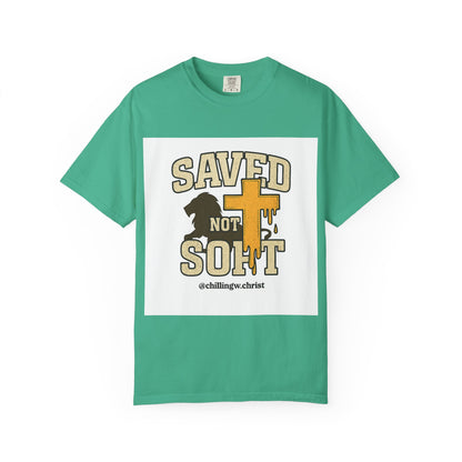 Garment-Dyed T-shirt, Faith-Based Apparel, Christian T-shirt, Casual Wear, Inspirational Clothing, Summer Style