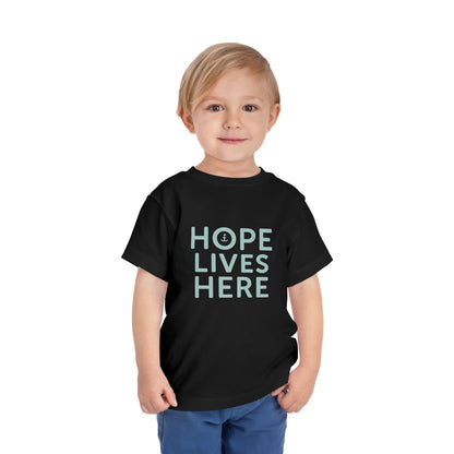 Hope Lives Here Toddler Short Sleeve Tee, Inspirational Kids T-Shirt, Gift for Toddler, Toddler Apparel, Motivational Shirt, Baby [...]