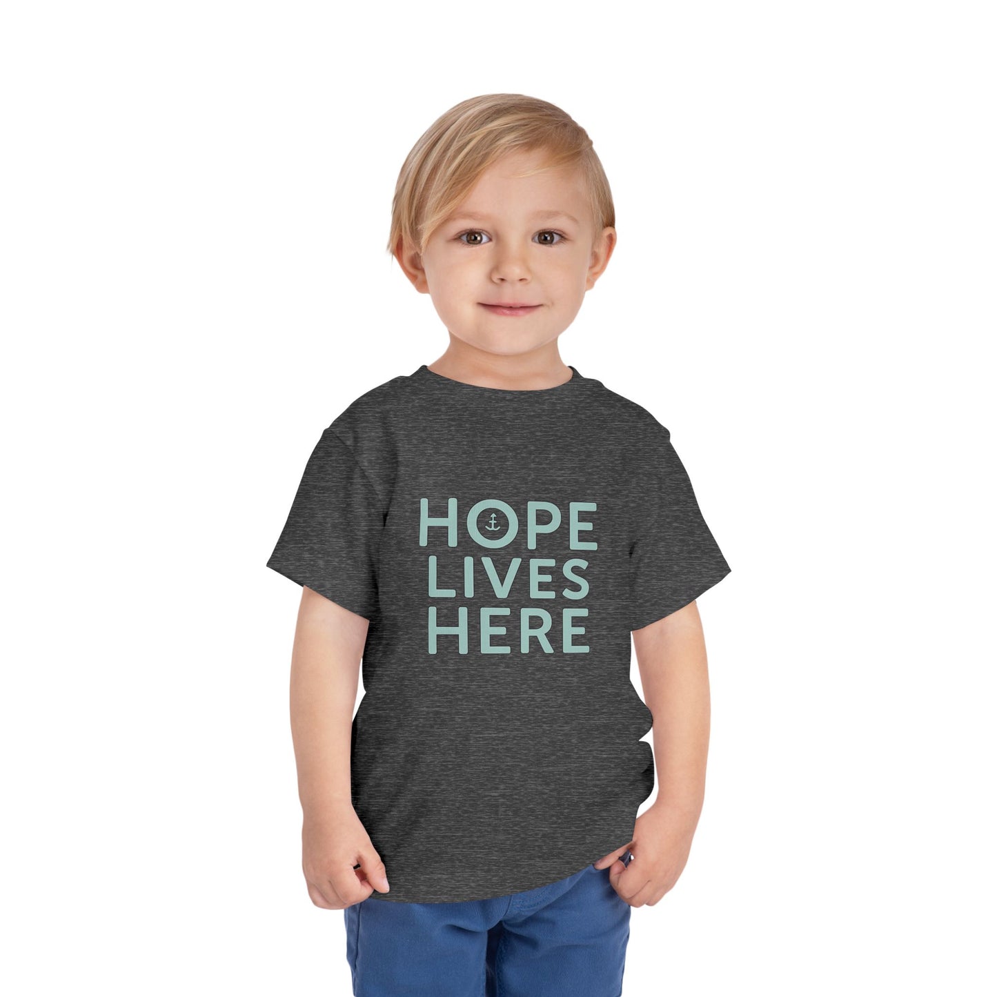 Hope Lives Here Toddler Short Sleeve Tee, Inspirational Kids T-Shirt, Gift for Toddler, Toddler Apparel, Motivational Shirt, Baby [...]