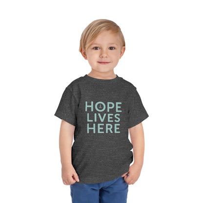 Hope Lives Here Toddler Short Sleeve Tee, Inspirational Kids T-Shirt, Gift for Toddler, Toddler Apparel, Motivational Shirt, Baby [...]