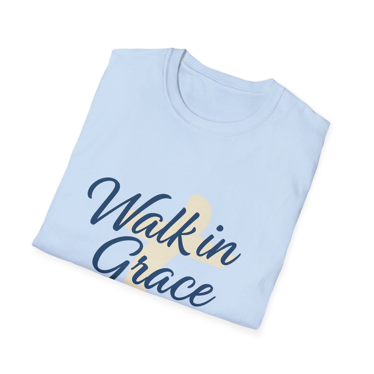 Inspirational Quote T-Shirt, Walk in Grace Tee, Live in Peace Shirt, Motivational Apparel, Gift for Her/Him