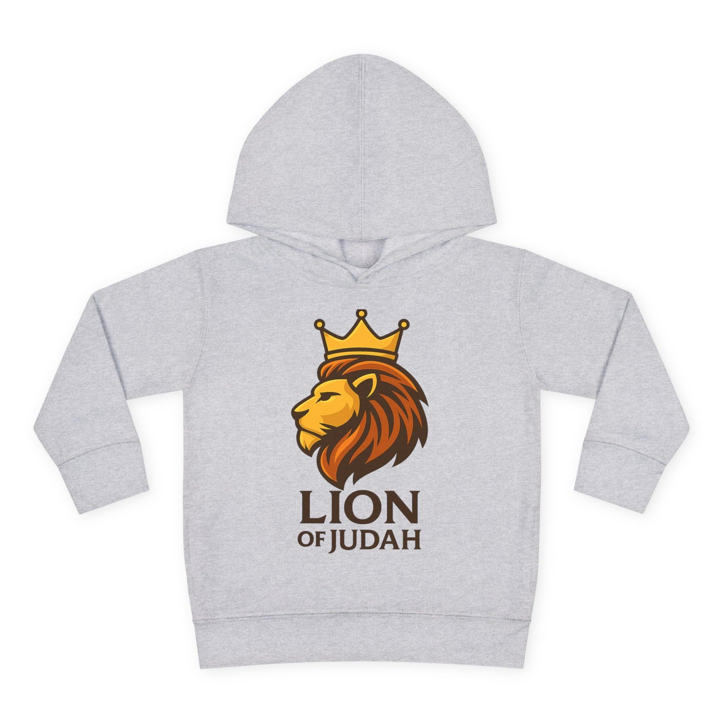 Lion of Judah Toddler Hoodie — Crowned Lion Kids Pullover