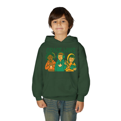 Youth Heavy Blend Hooded Sweatshirt