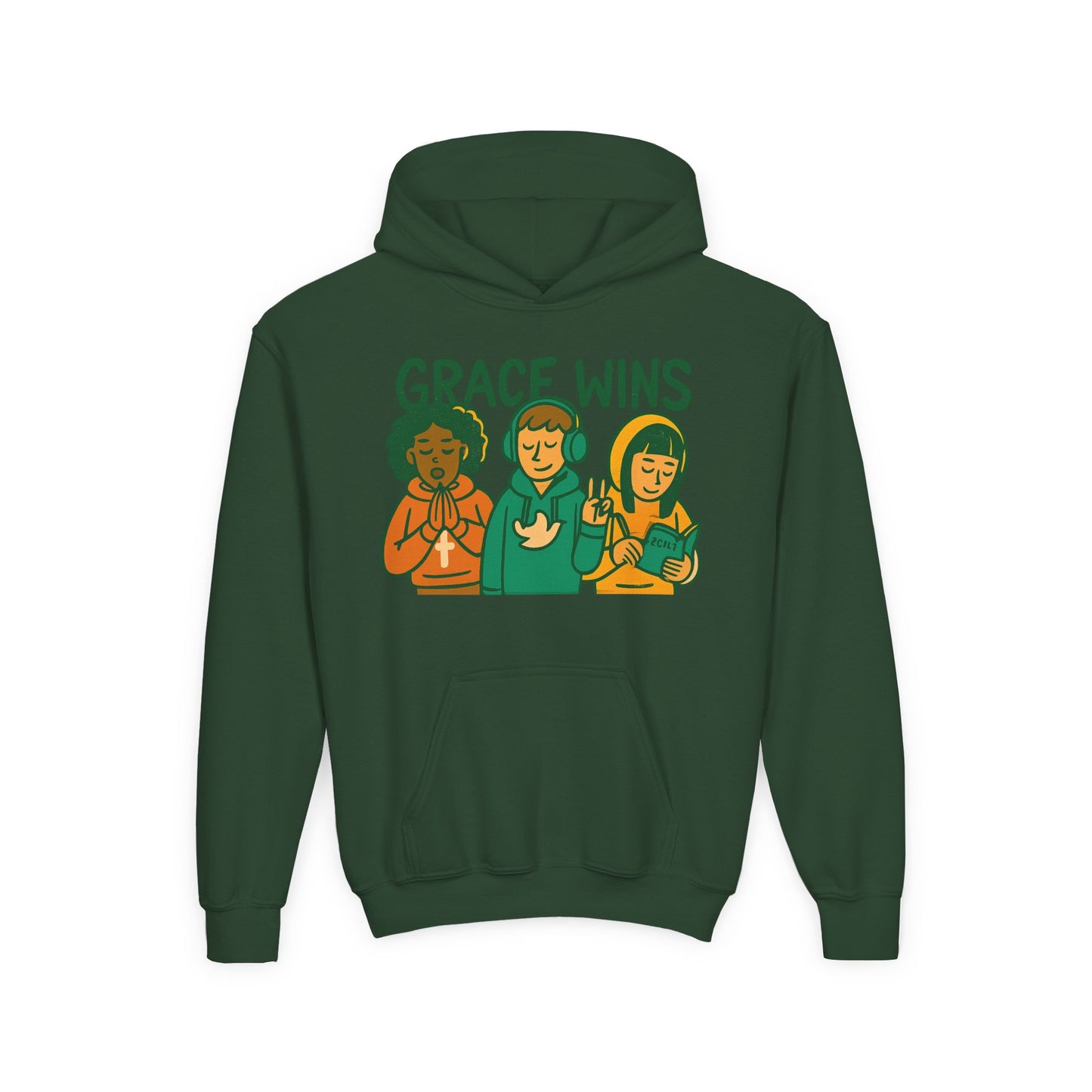 Youth Heavy Blend Hooded Sweatshirt