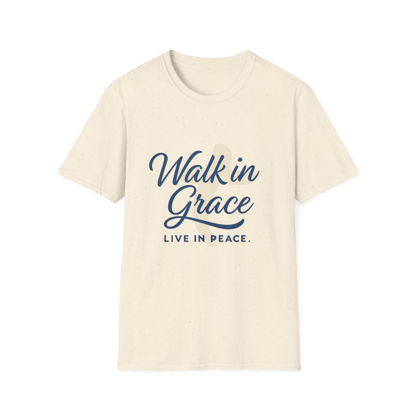 Inspirational Quote T-Shirt, Walk in Grace Tee, Live in Peace Shirt, Motivational Apparel, Gift for Her/Him