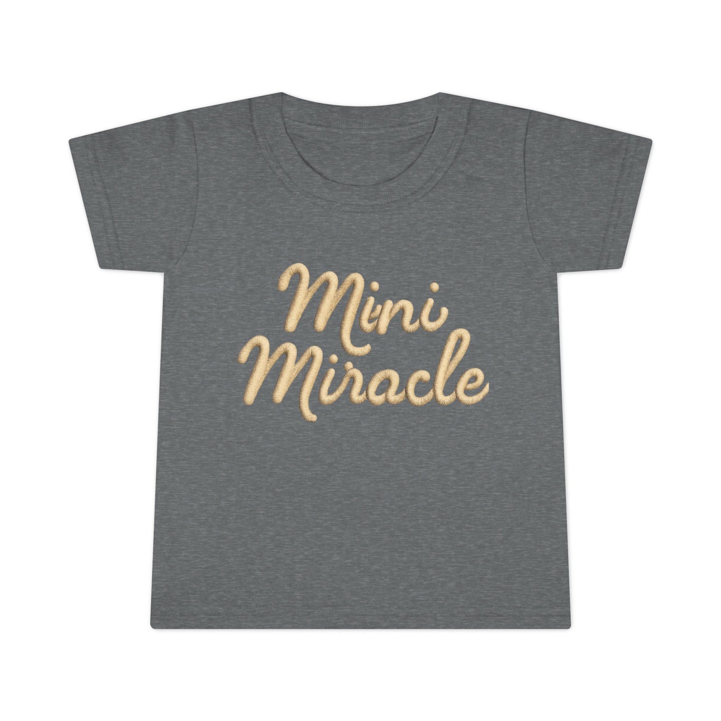 Mini Miracle Toddler T-Shirt – Cute Kids Tee for Birthdays, Baby Showers & Everyday Play