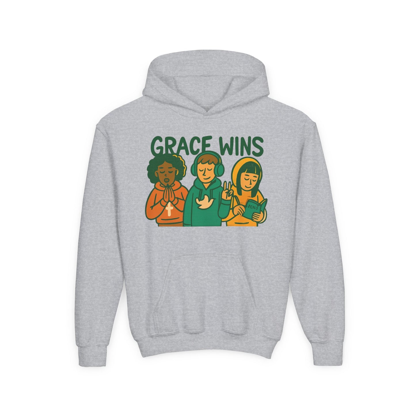 Youth Heavy Blend Hooded Sweatshirt