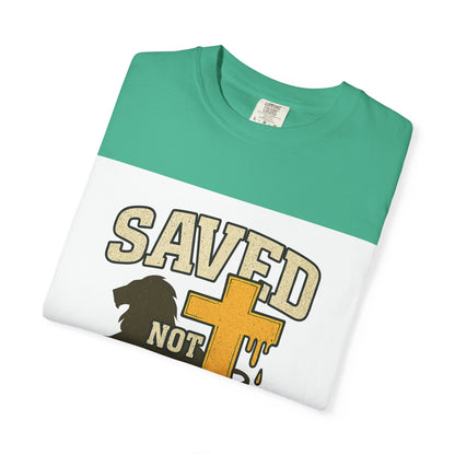 Garment-Dyed T-shirt, Faith-Based Apparel, Christian T-shirt, Casual Wear, Inspirational Clothing, Summer Style