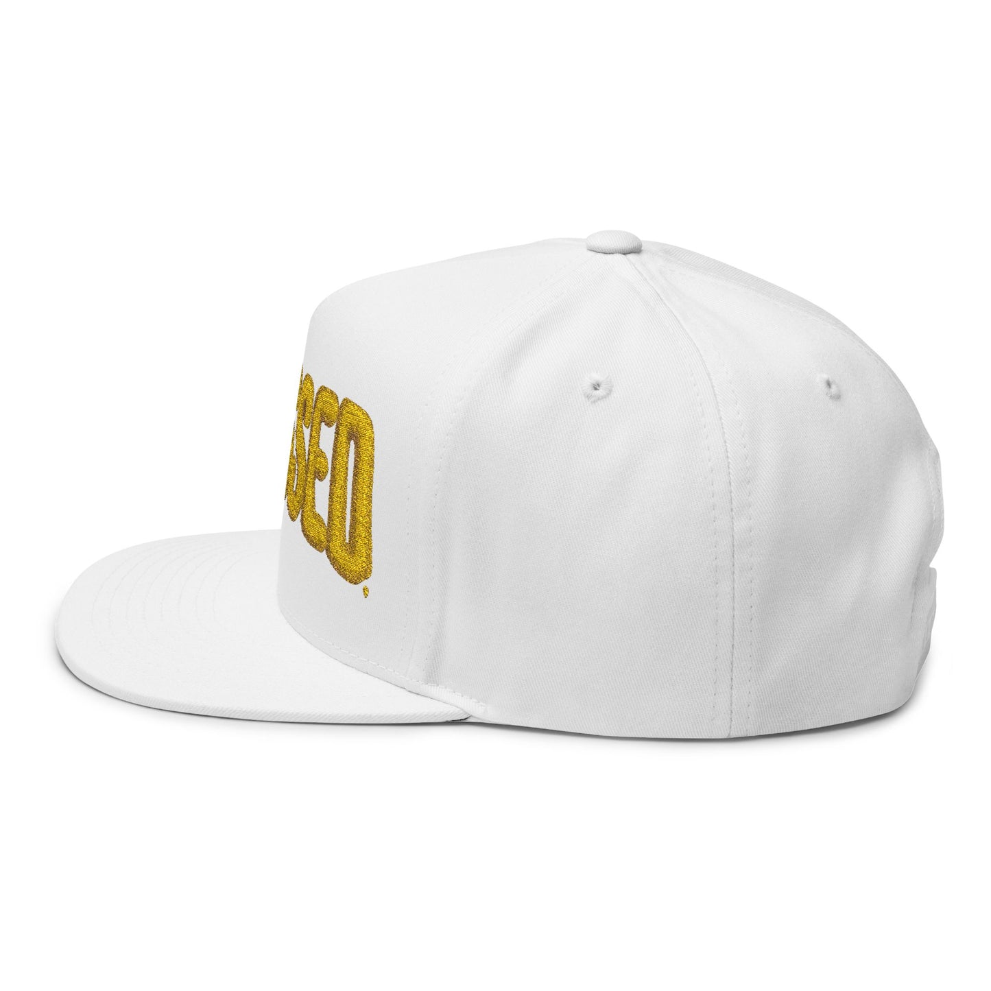 Blessed Flat Bill Cap - Stylish Embroidered Snapback Hat for Casual Wear, Gift Idea for Birthdays, Graduations, Holidays, Sports