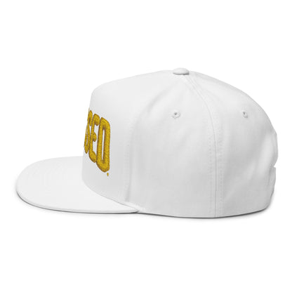 Blessed Flat Bill Cap - Stylish Embroidered Snapback Hat for Casual Wear, Gift Idea for Birthdays, Graduations, Holidays, Sports