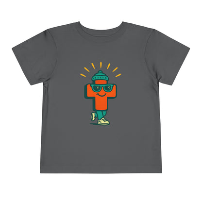 Playful Toddler Tee with Cool Character Design, Kids Summer Shirt, Fun Childrens Clothing, Cute Gift for Toddlers, Playtime Outfit
