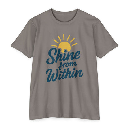 Shine from Within T-Shirt, Motivational Tee, Unisex Graphic Shirt, Inspirational Apparel, Positive Vibes Clothing