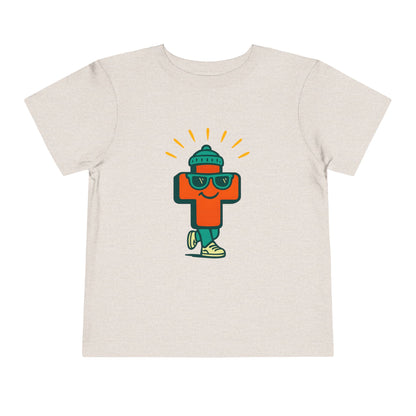 Playful Toddler Tee with Cool Character Design, Kids Summer Shirt, Fun Childrens Clothing, Cute Gift for Toddlers, Playtime Outfit