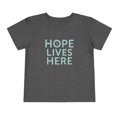 Hope Lives Here Toddler Short Sleeve Tee, Inspirational Kids T-Shirt, Gift for Toddler, Toddler Apparel, Motivational Shirt, Baby [...]