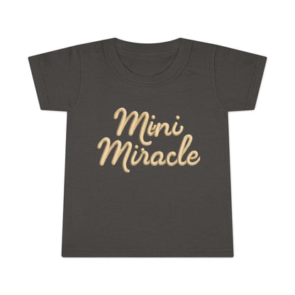 Mini Miracle Toddler T-Shirt – Cute Kids Tee for Birthdays, Baby Showers & Everyday Play