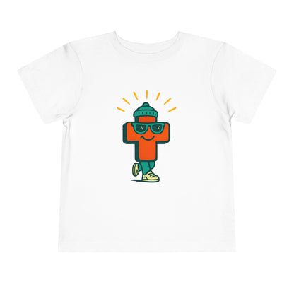 Playful Toddler Tee with Cool Character Design, Kids Summer Shirt, Fun Childrens Clothing, Cute Gift for Toddlers, Playtime Outfit