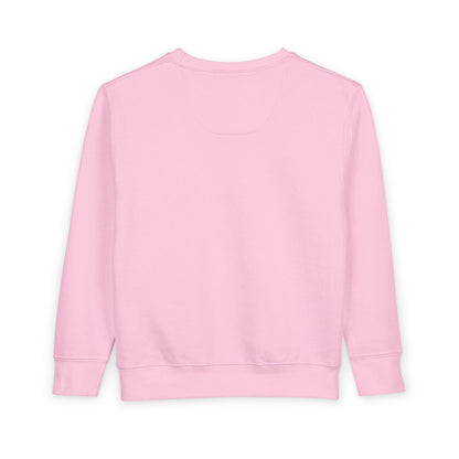 Toddler Christian Sweatshirt with Bear Design, Cute Kids Birthday Gift, Cozy Religious Apparel for Toddlers, Perfect for Christmas, Baptism