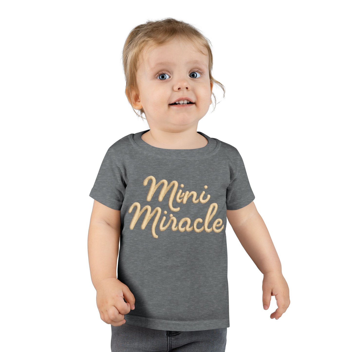 Mini Miracle Toddler T-Shirt – Cute Kids Tee for Birthdays, Baby Showers & Everyday Play