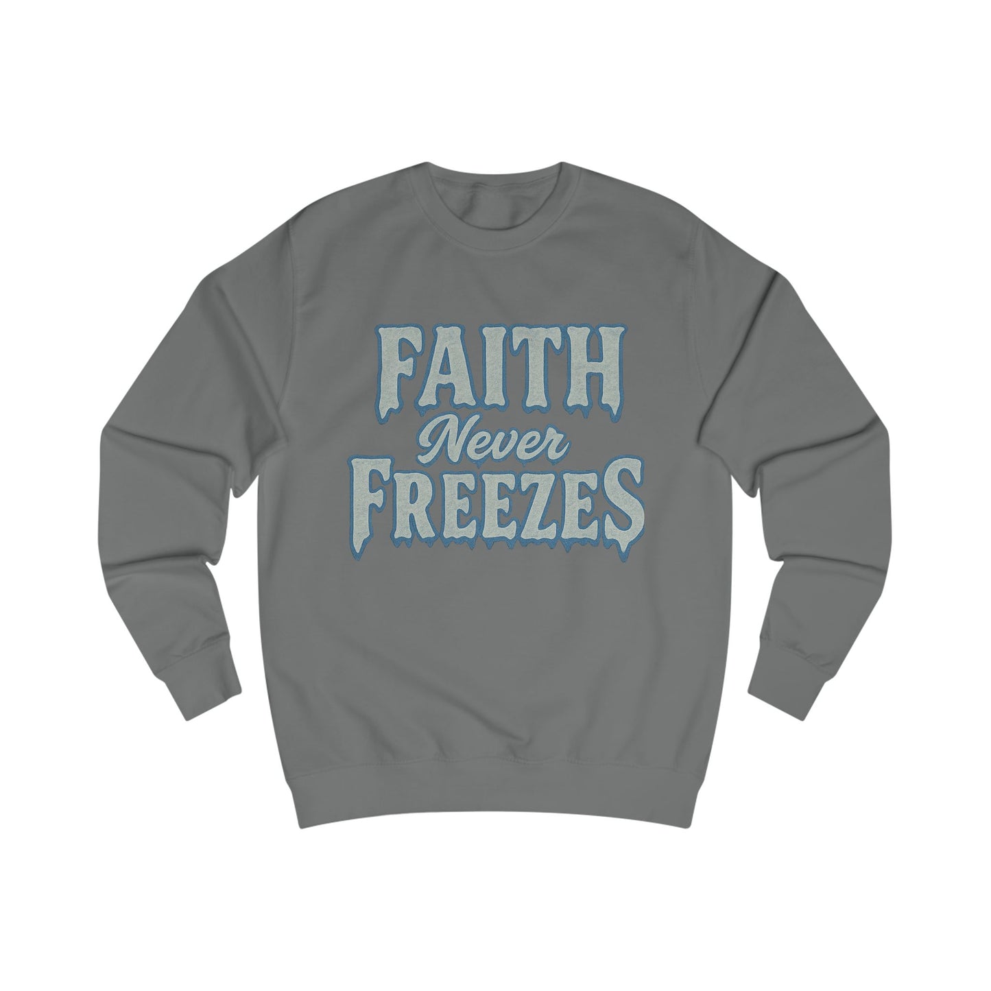 Nativity Scene Sweatshirt — Gold Manger Christmas Crewneck