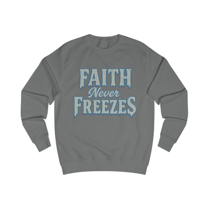 Nativity Scene Sweatshirt — Gold Manger Christmas Crewneck