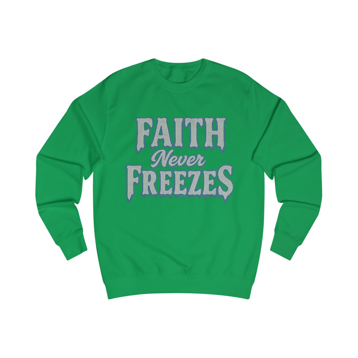 Nativity Scene Sweatshirt — Gold Manger Christmas Crewneck